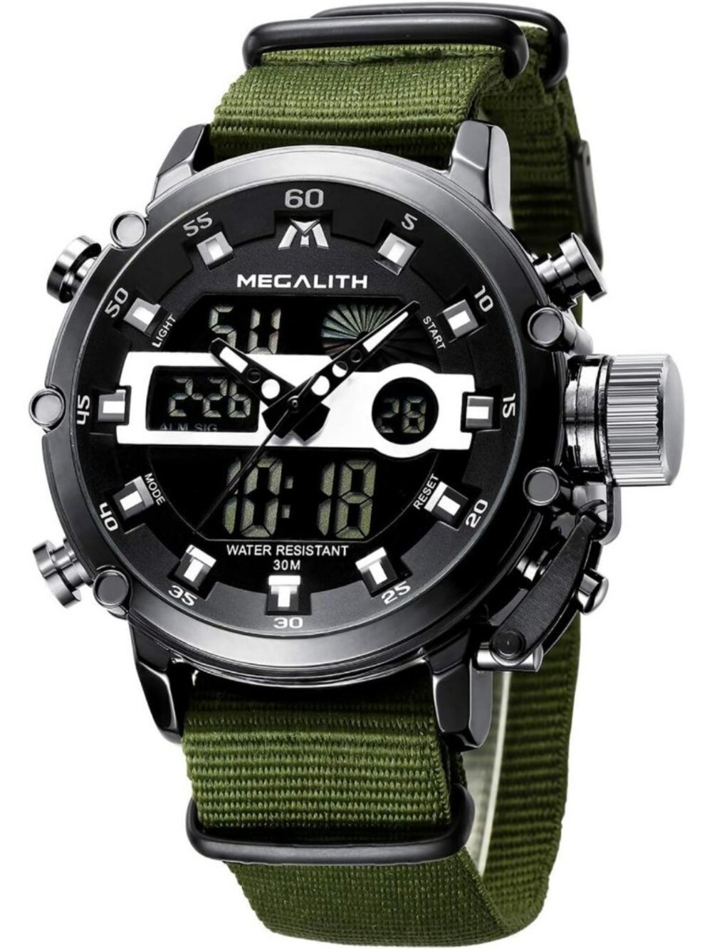 Waterproof Digital Military Sport Watch for Men - Tactical Multifunction LED